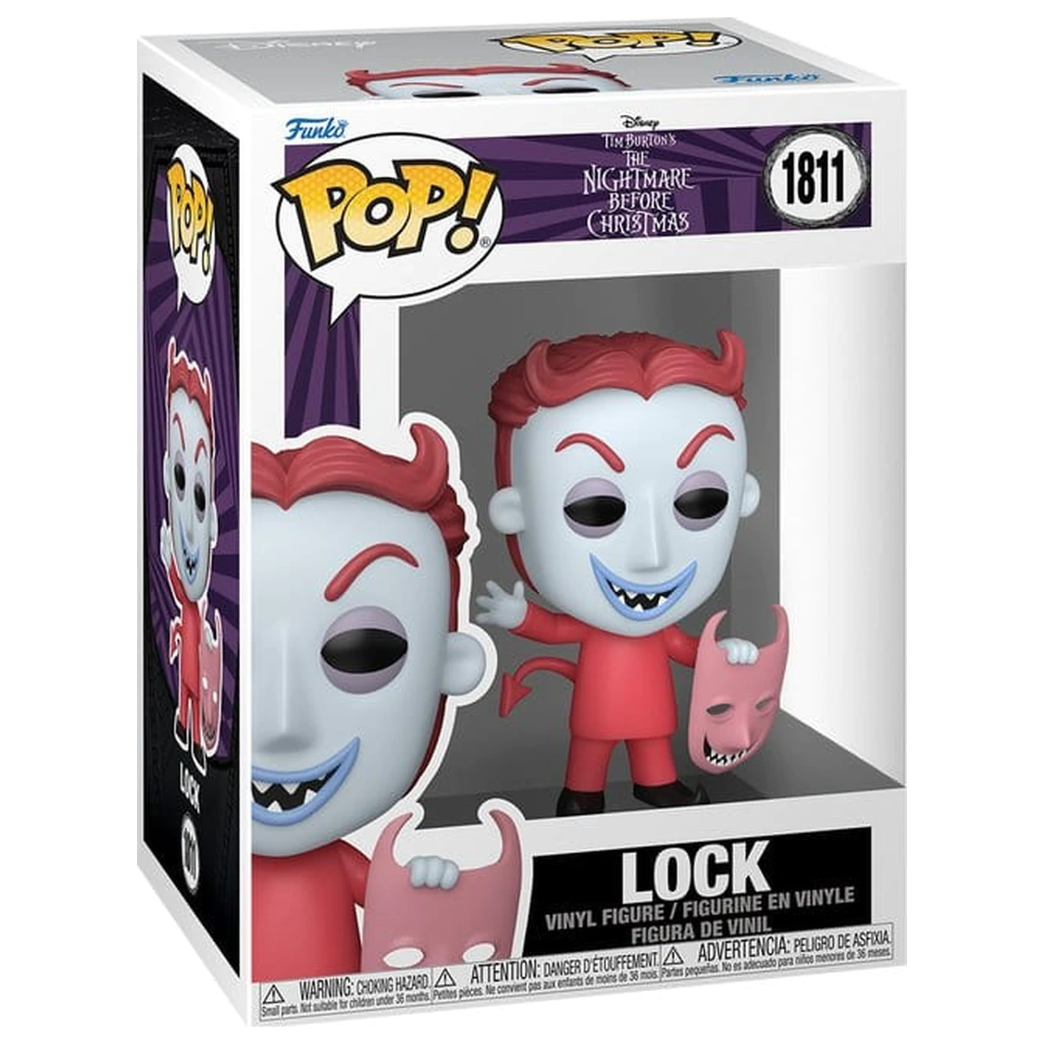 The Nightmare Before Christmas Funko POP! Figurina de vinil Lock 9 cm poza produsului