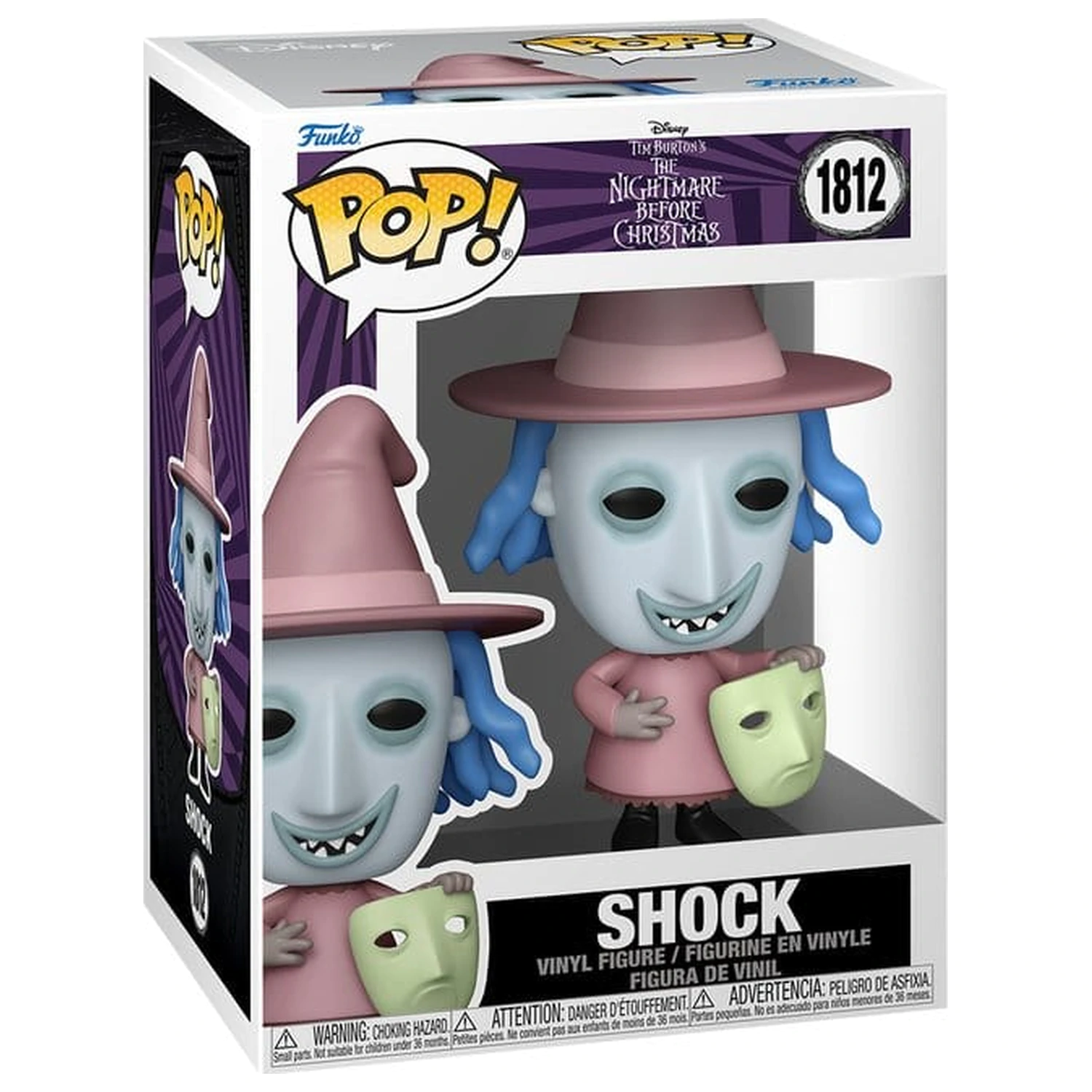 The Nightmare Before Christmas Funko POP! Figurina de Vinil Shock 9 cm poza produsului
