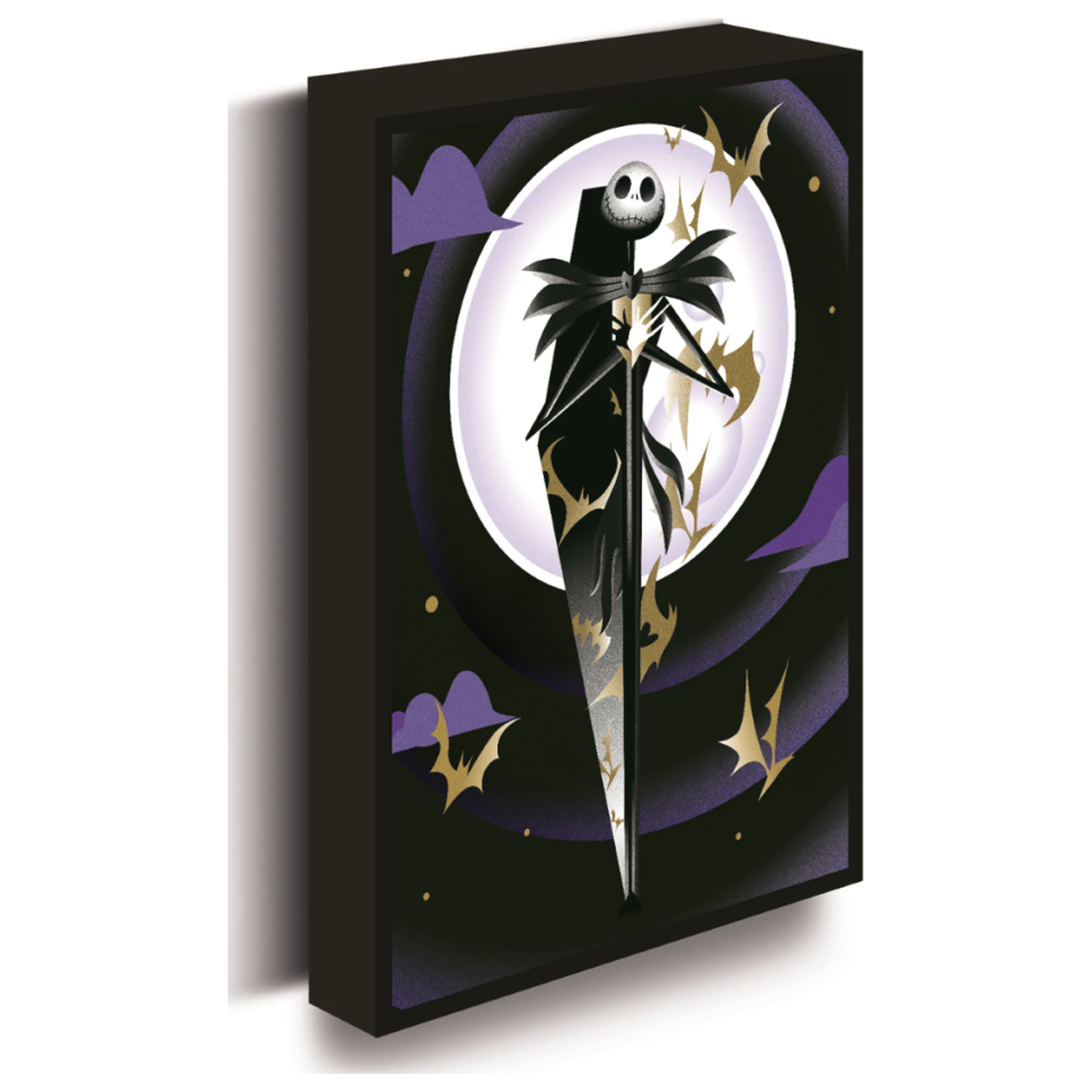 The Nightmare Before Christmas Jack Tablou pe pânză iluminat 40x30 cm poza produsului