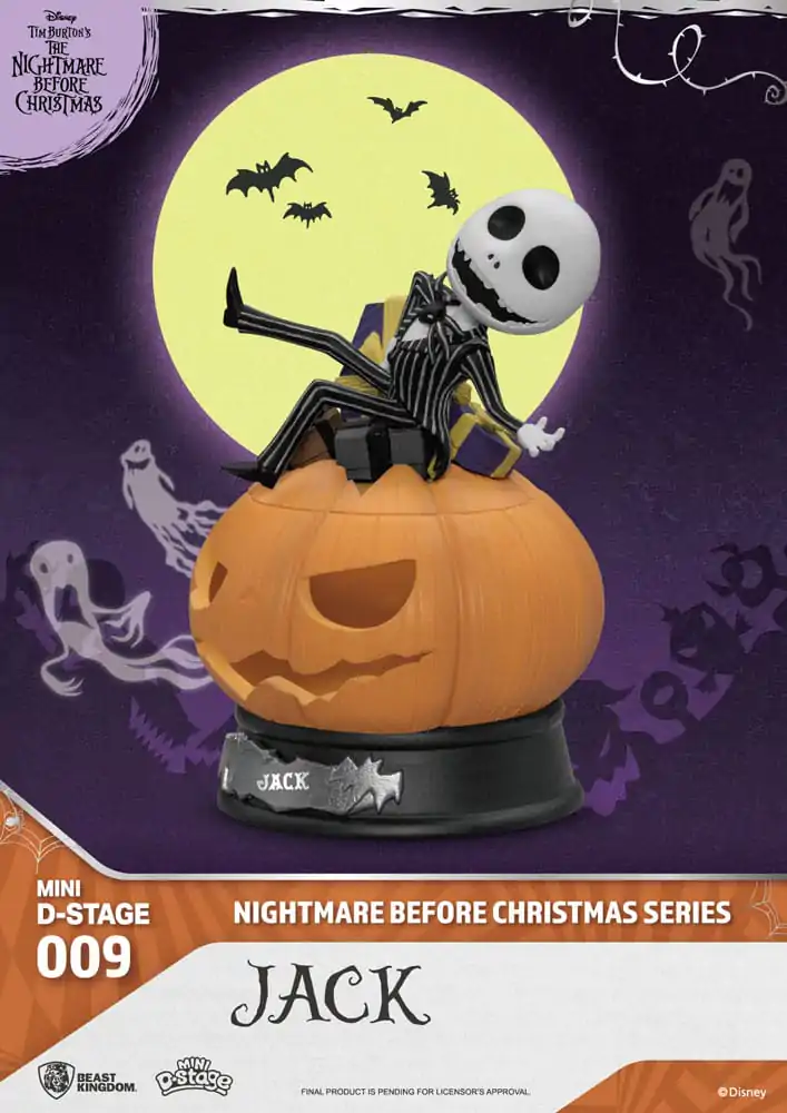 Figurină PVC Mini Diorama Stage The Nightmare Before Christmas Jack 10 cm poza produsului