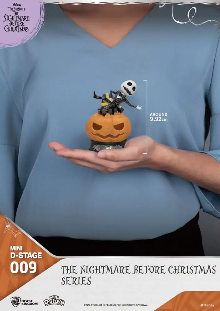 The Nightmare Before Christmas Mini Diorama Stage figurină PVC Oogie Boogie 10 cm poza produsului