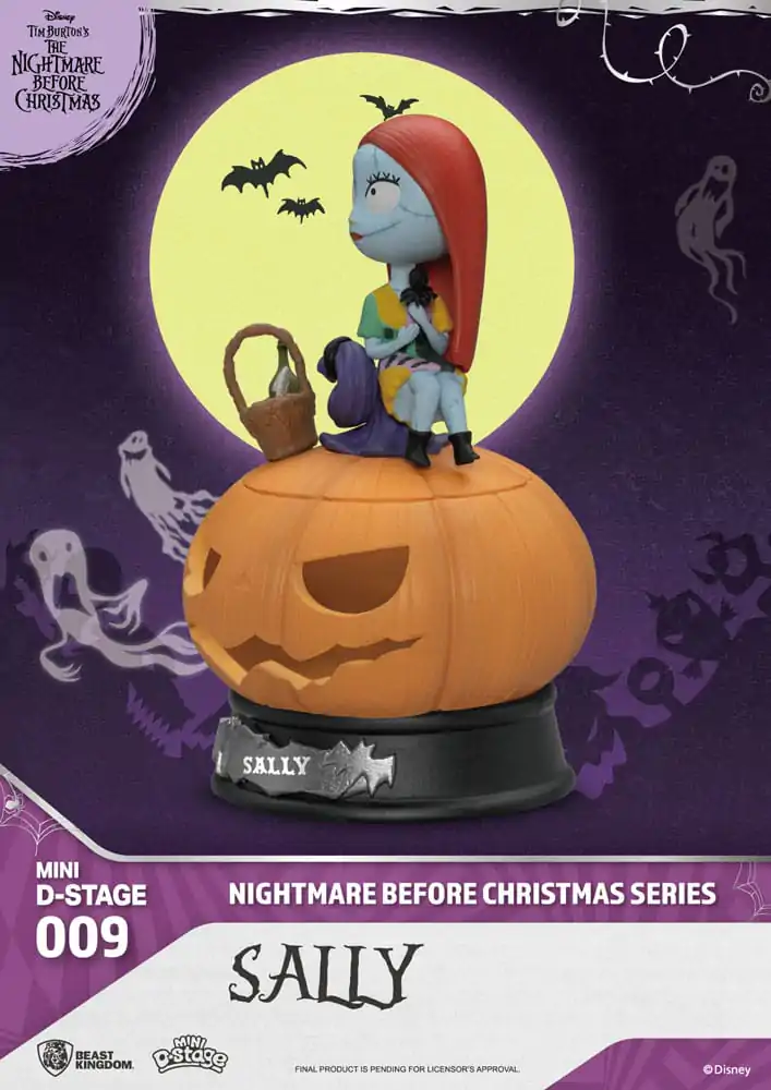 The Nightmare Before Christmas Mini Diorama Stage figurină PVC Sally 10 cm poza produsului