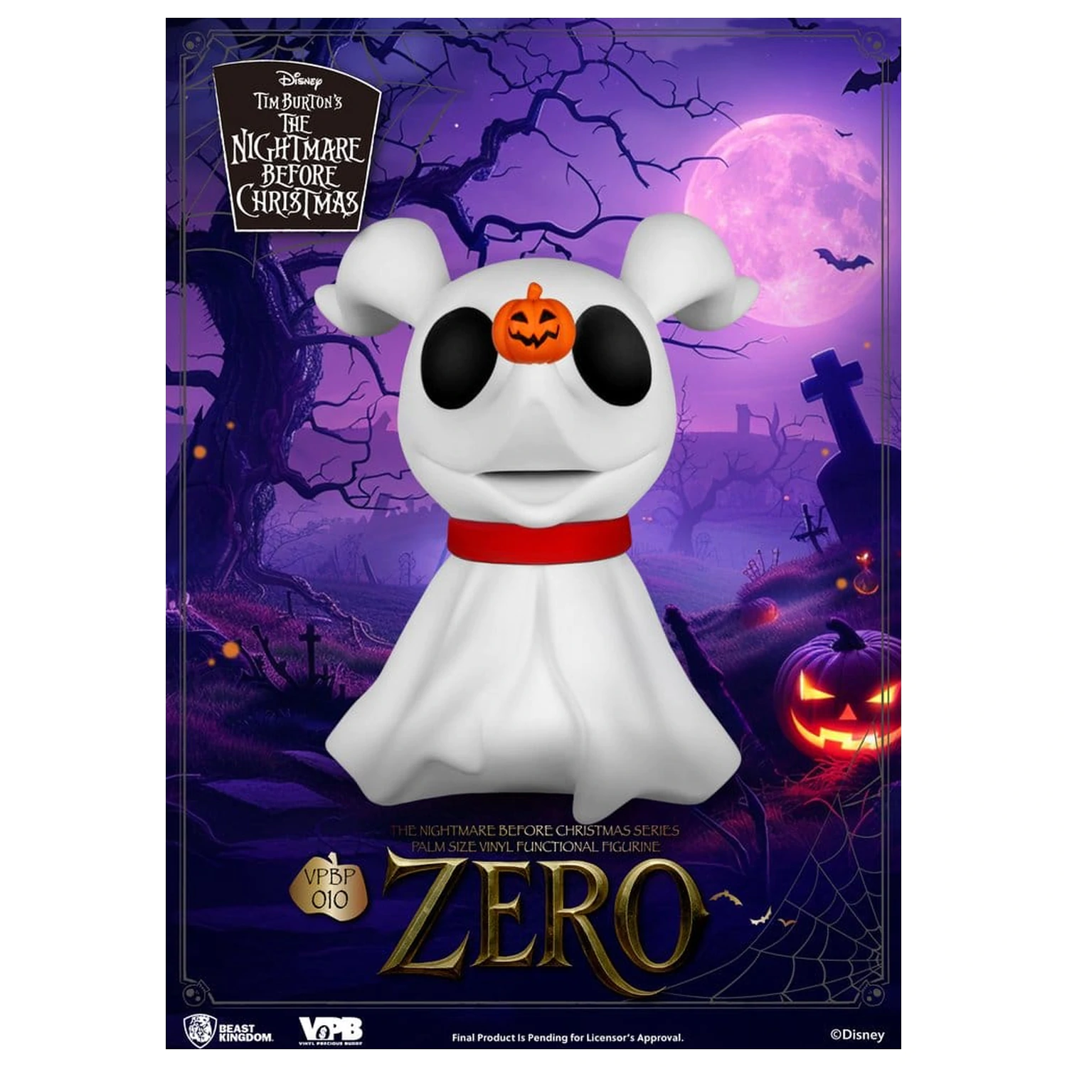 The Nightmare Before Christmas Palm Size Figure Bank Zero 11 cm poza produsului