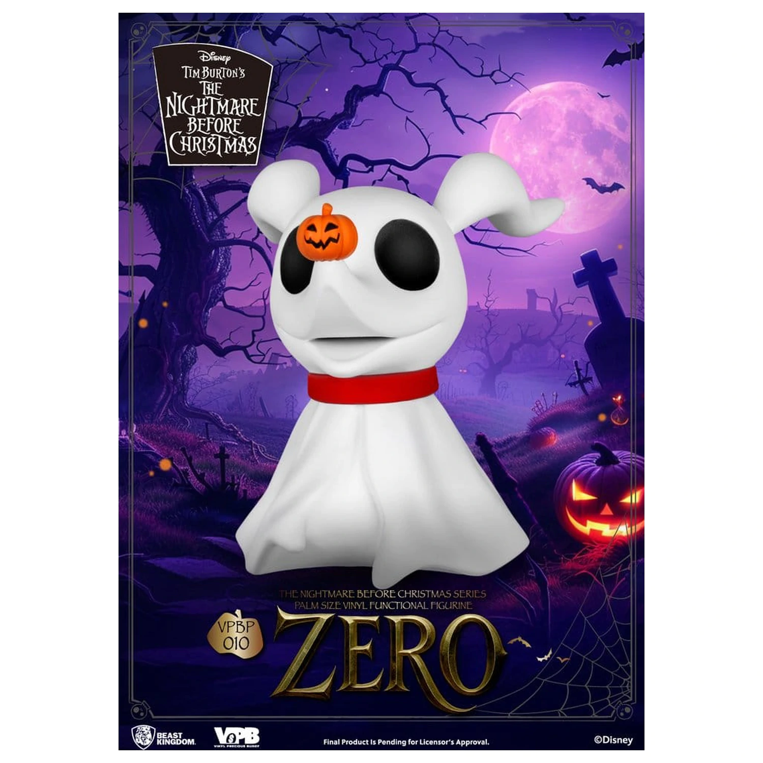 The Nightmare Before Christmas Palm Size Figure Bank Zero 11 cm poza produsului