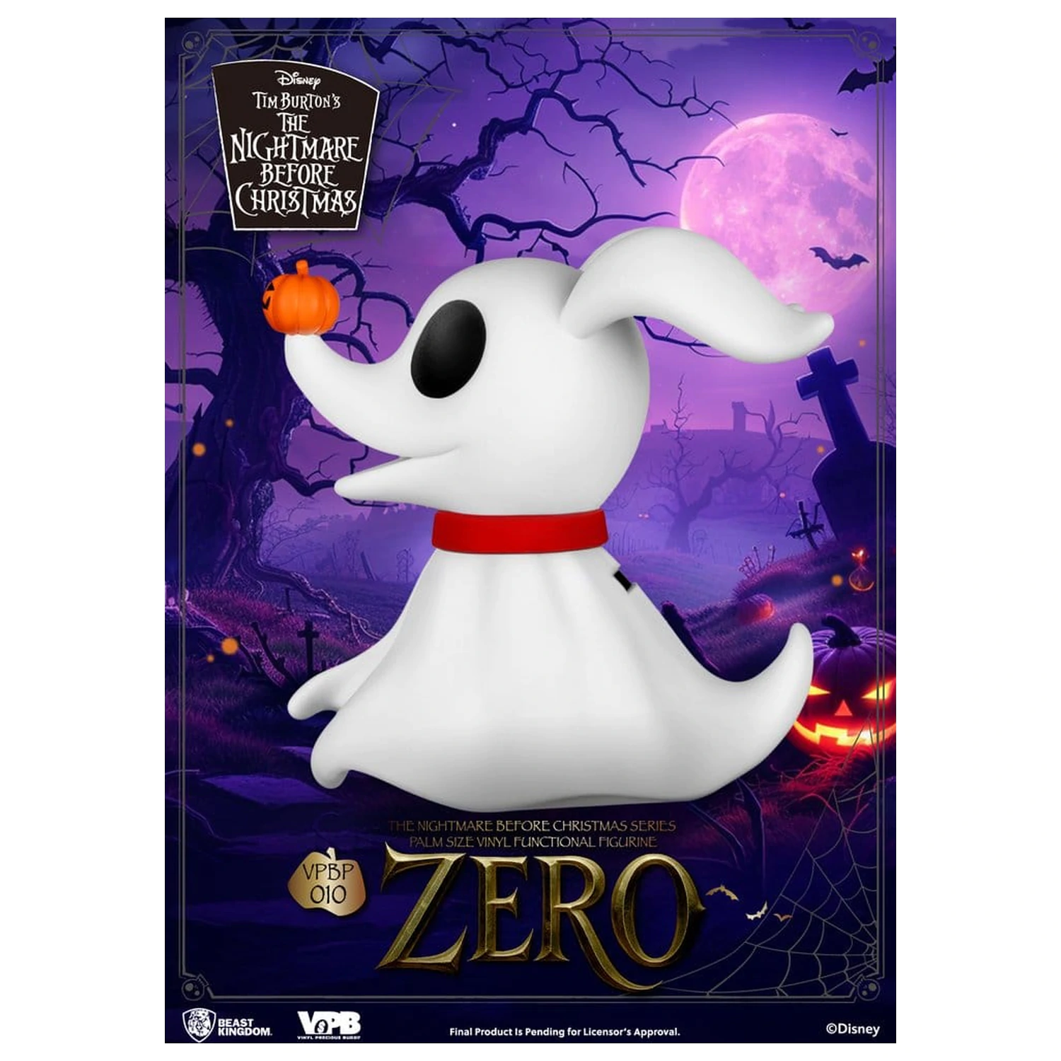 The Nightmare Before Christmas Palm Size Figure Bank Zero 11 cm poza produsului
