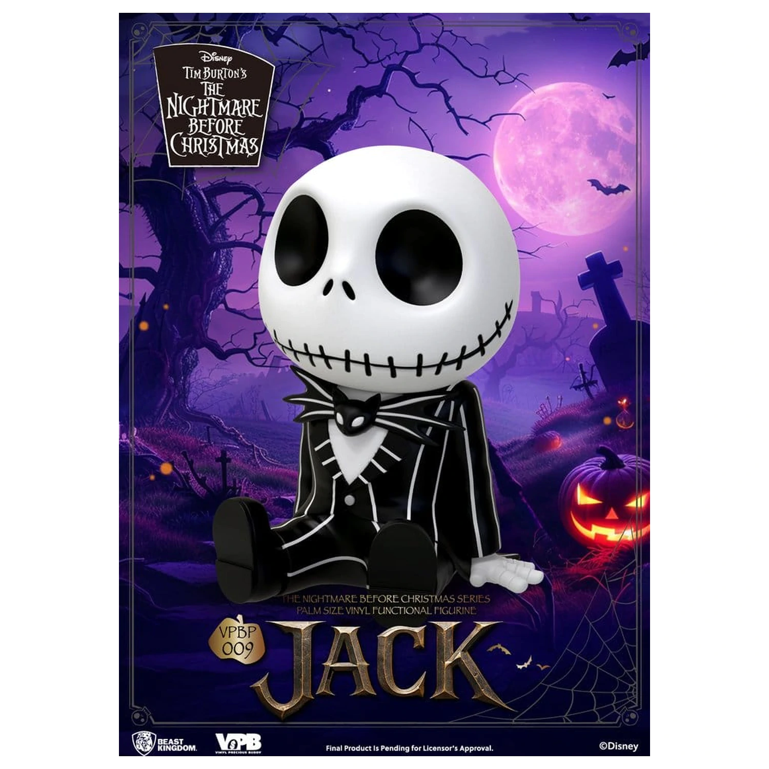 The Nightmare Before Christmas Palm Size Figurina Pusculita Jack 12 cm poza produsului