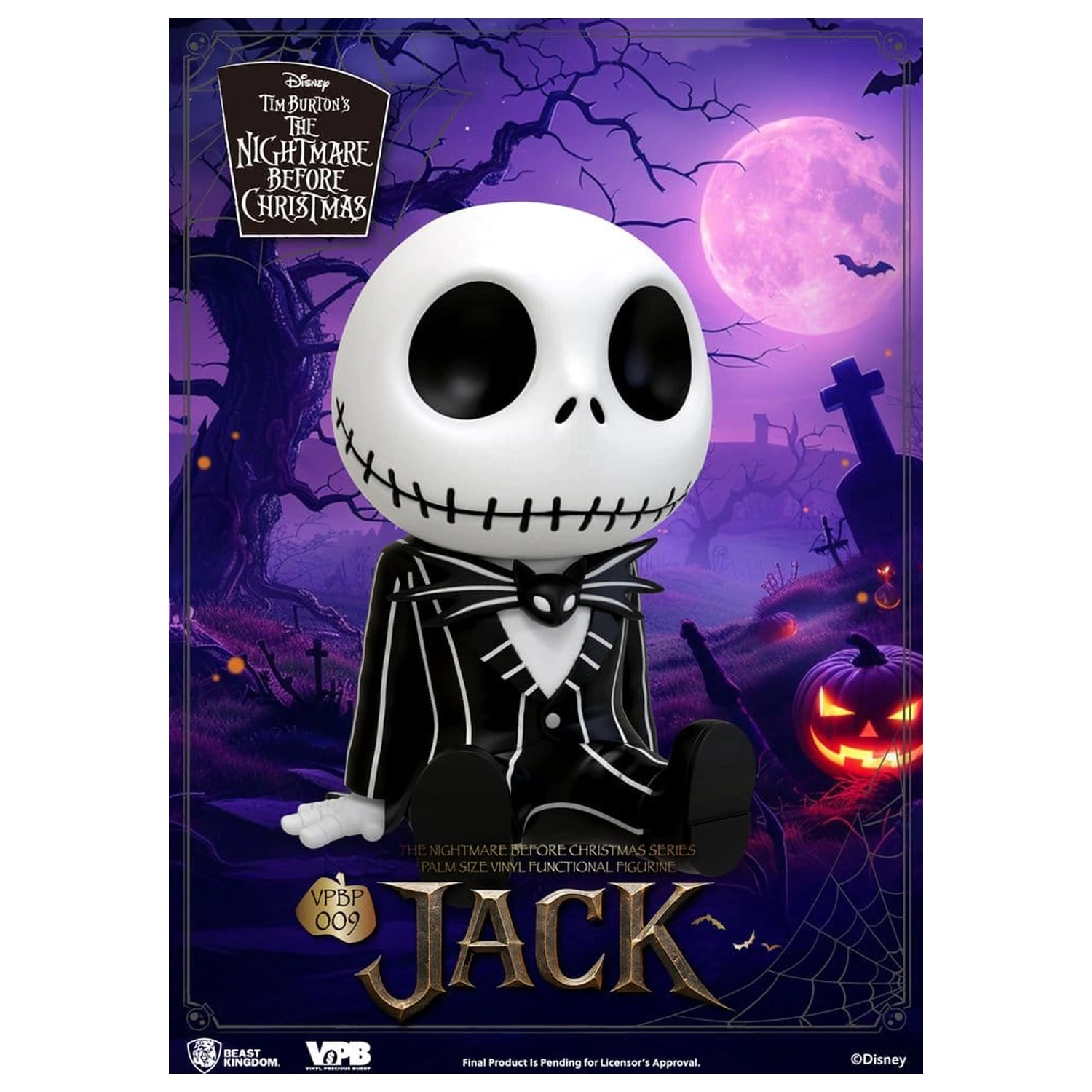The Nightmare Before Christmas Palm Size Figurina Pusculita Jack 12 cm poza produsului