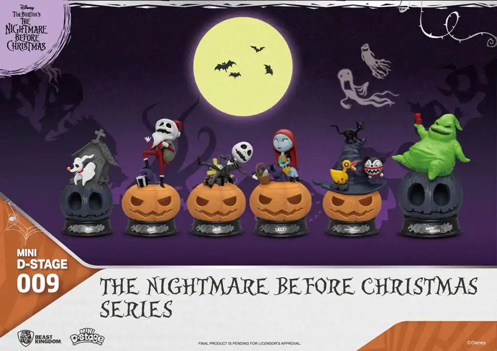 The Nightmare Before Christmas Mini Diorama Figurines Etapă The Nightmare Before Christmas Series 10 cm poza produsului