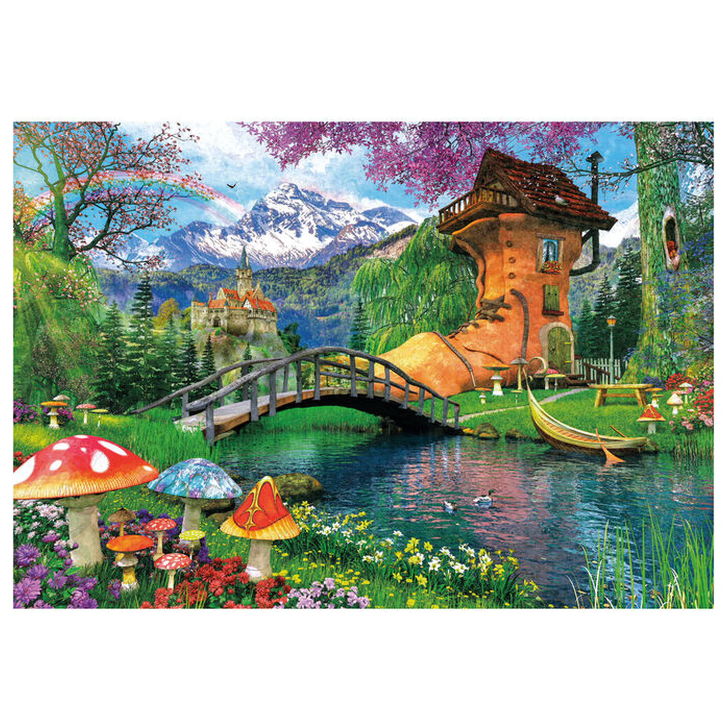 The Old Shoes House puzzle 500 piese poza produsului