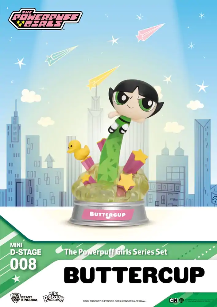 The Powerpuff Girls Mini Diorama Statui Etapă Set Seria The Powerpuff Girls 12 cm poza produsului