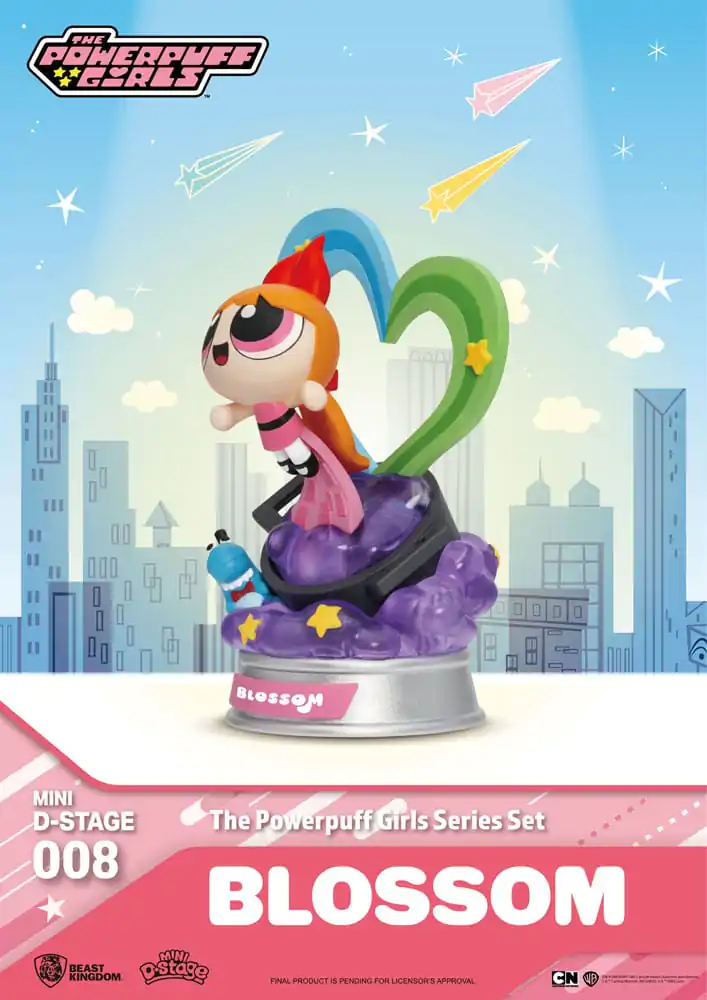 The Powerpuff Girls Mini Diorama Statui Etapă Set Seria The Powerpuff Girls 12 cm poza produsului