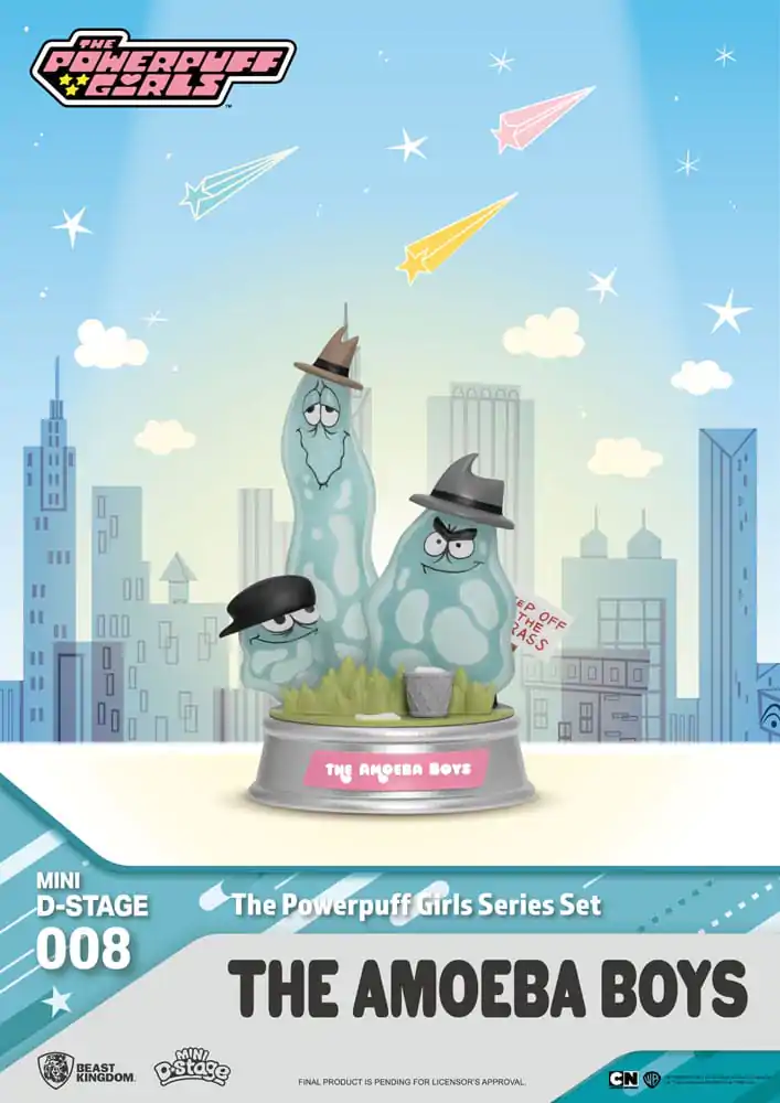 The Powerpuff Girls Mini Diorama Statui Etapă Set Seria The Powerpuff Girls 12 cm poza produsului