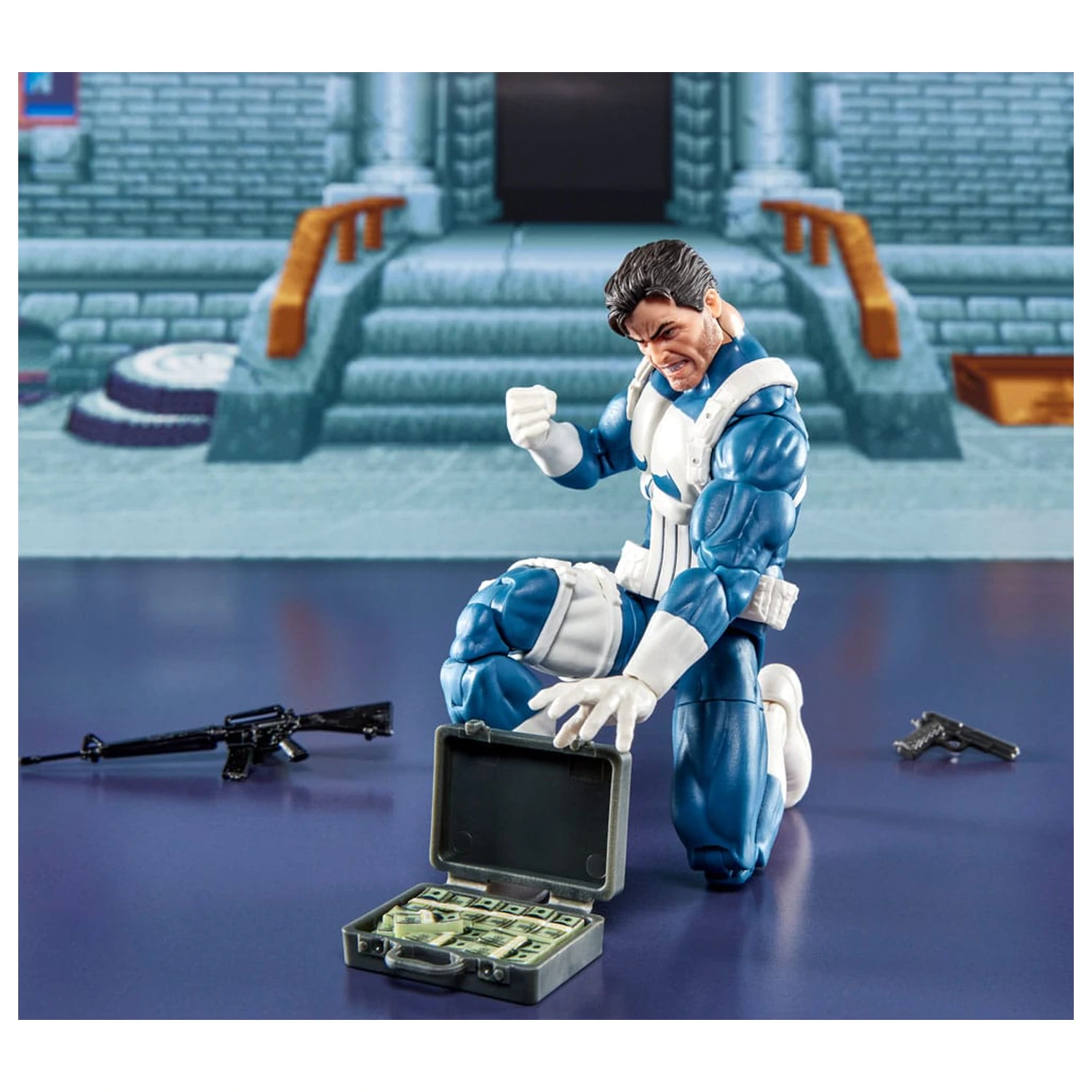 The Punisher Marvel Legends Gamerverse figurina de actiune pachet de 2 figurine Punisher si Nick Fury 15 cm poza produsului