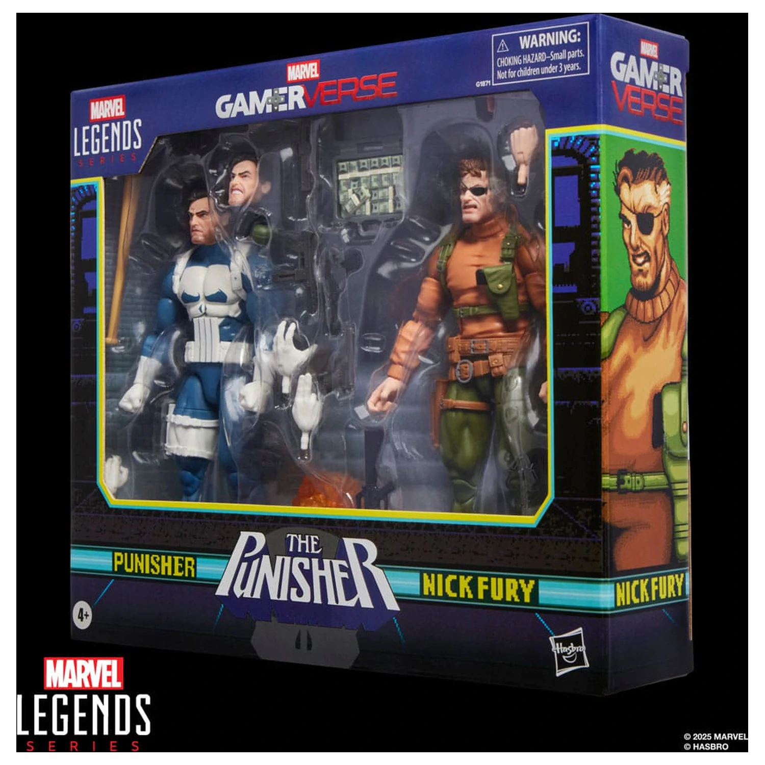 The Punisher Marvel Legends Gamerverse figurina de actiune pachet de 2 figurine Punisher si Nick Fury 15 cm poza produsului