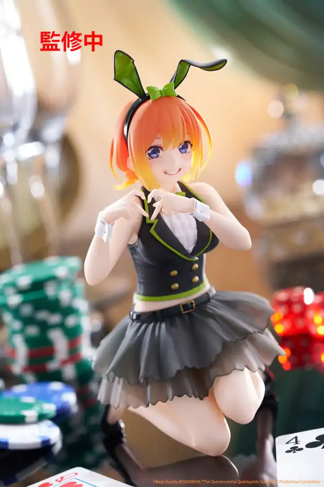 Statuie PVC The Quintessential Quintuplets 3 Figurina Drăguță de Birou Yotsuba Nakano (Bunny Ver.) 13 cm poza produsului
