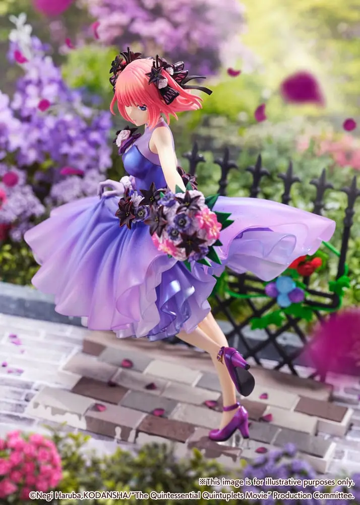 The Quintessential Quintuplets: The Movie Statuie PVC 1/7 Nino Nakano Floral Dress Ver. 25 cm poza produsului