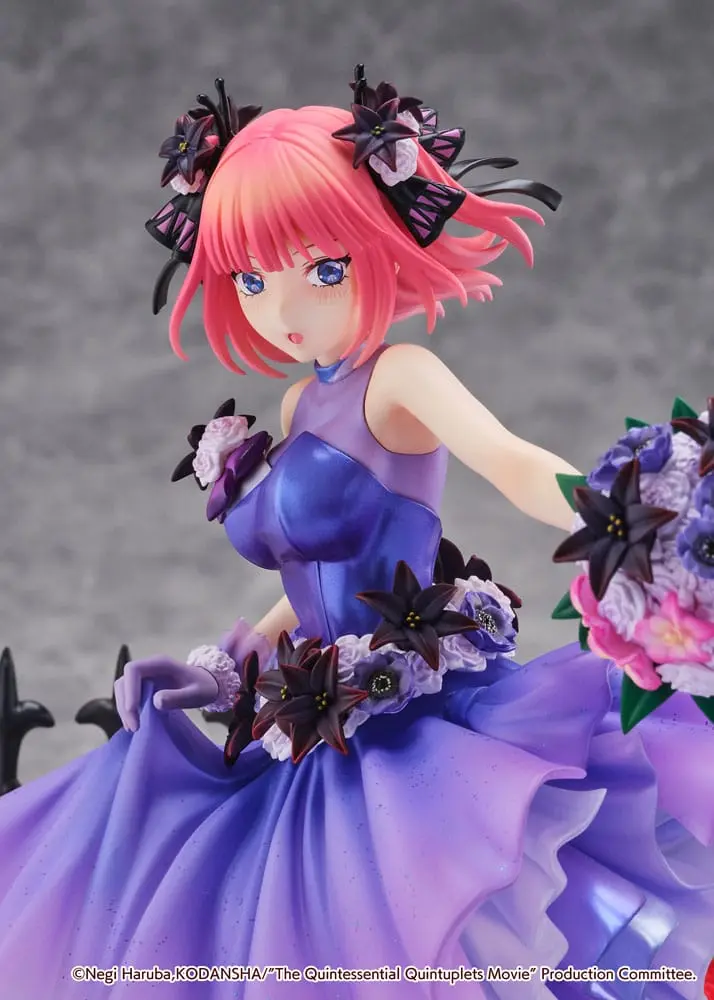 The Quintessential Quintuplets: The Movie Statuie PVC 1/7 Nino Nakano Floral Dress Ver. 25 cm poza produsului