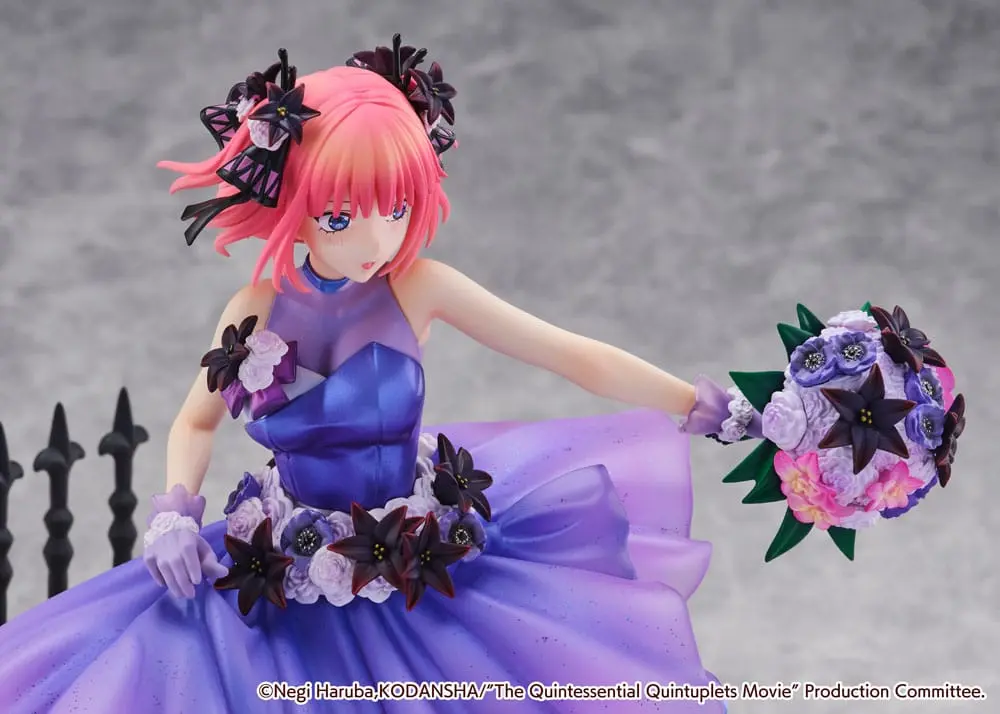 The Quintessential Quintuplets: The Movie Statuie PVC 1/7 Nino Nakano Floral Dress Ver. 25 cm poza produsului