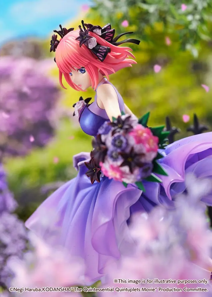 The Quintessential Quintuplets: The Movie Statuie PVC 1/7 Nino Nakano Floral Dress Ver. 25 cm poza produsului