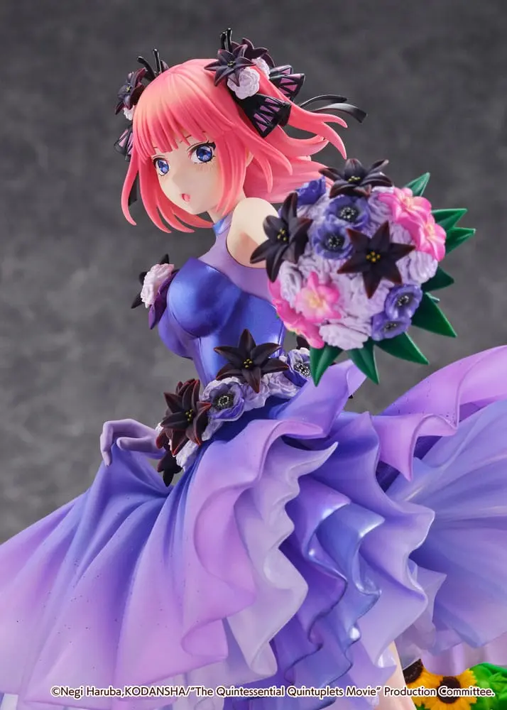 The Quintessential Quintuplets: The Movie Statuie PVC 1/7 Nino Nakano Floral Dress Ver. 25 cm poza produsului