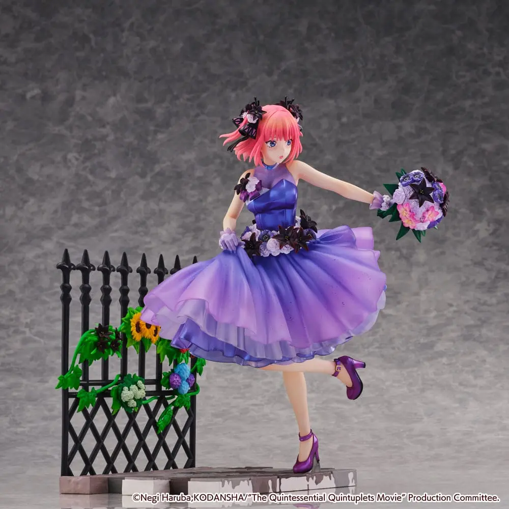 The Quintessential Quintuplets: The Movie Statuie PVC 1/7 Nino Nakano Floral Dress Ver. 25 cm poza produsului