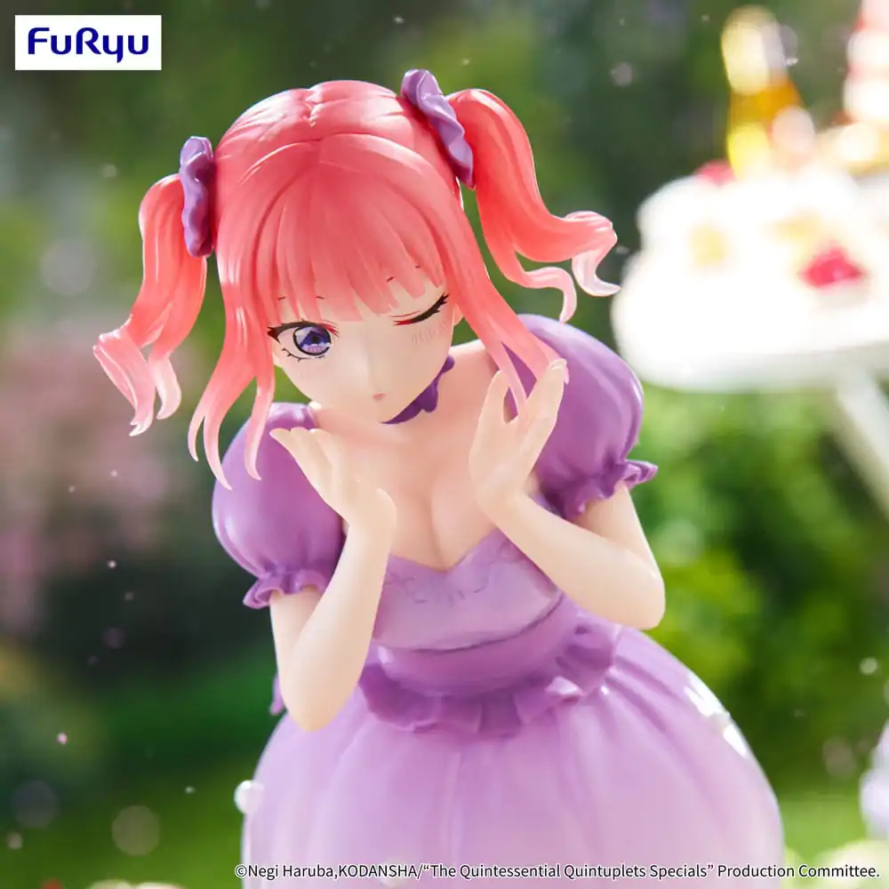 Statuie PVC The Quintessential Quintuplets Trio-Try-iT Nakano Nino Rochie Pastel Ver. 21 cm poza produsului