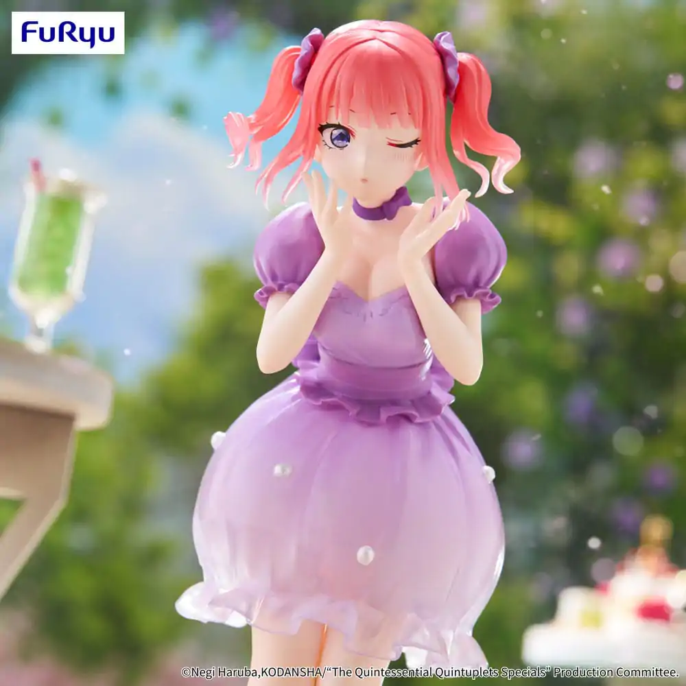 Statuie PVC The Quintessential Quintuplets Trio-Try-iT Nakano Nino Rochie Pastel Ver. 21 cm poza produsului