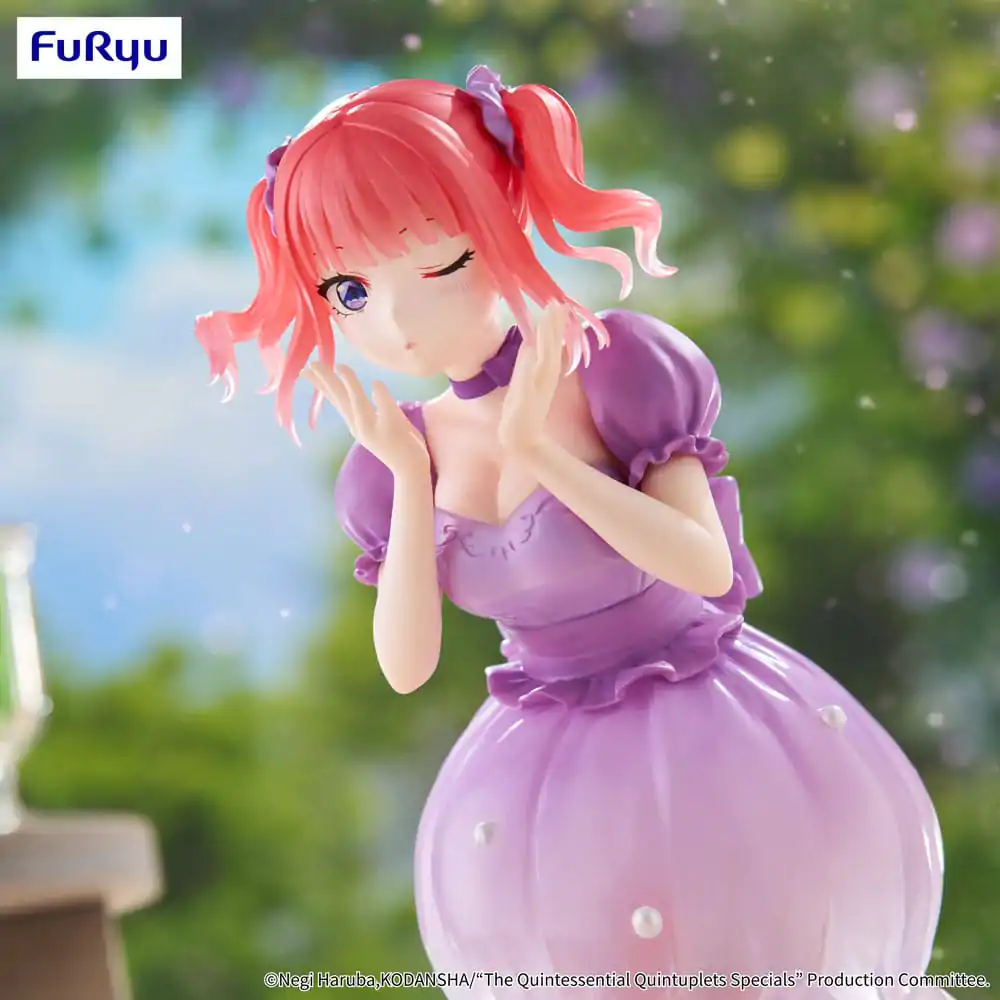 Statuie PVC The Quintessential Quintuplets Trio-Try-iT Nakano Nino Rochie Pastel Ver. 21 cm poza produsului