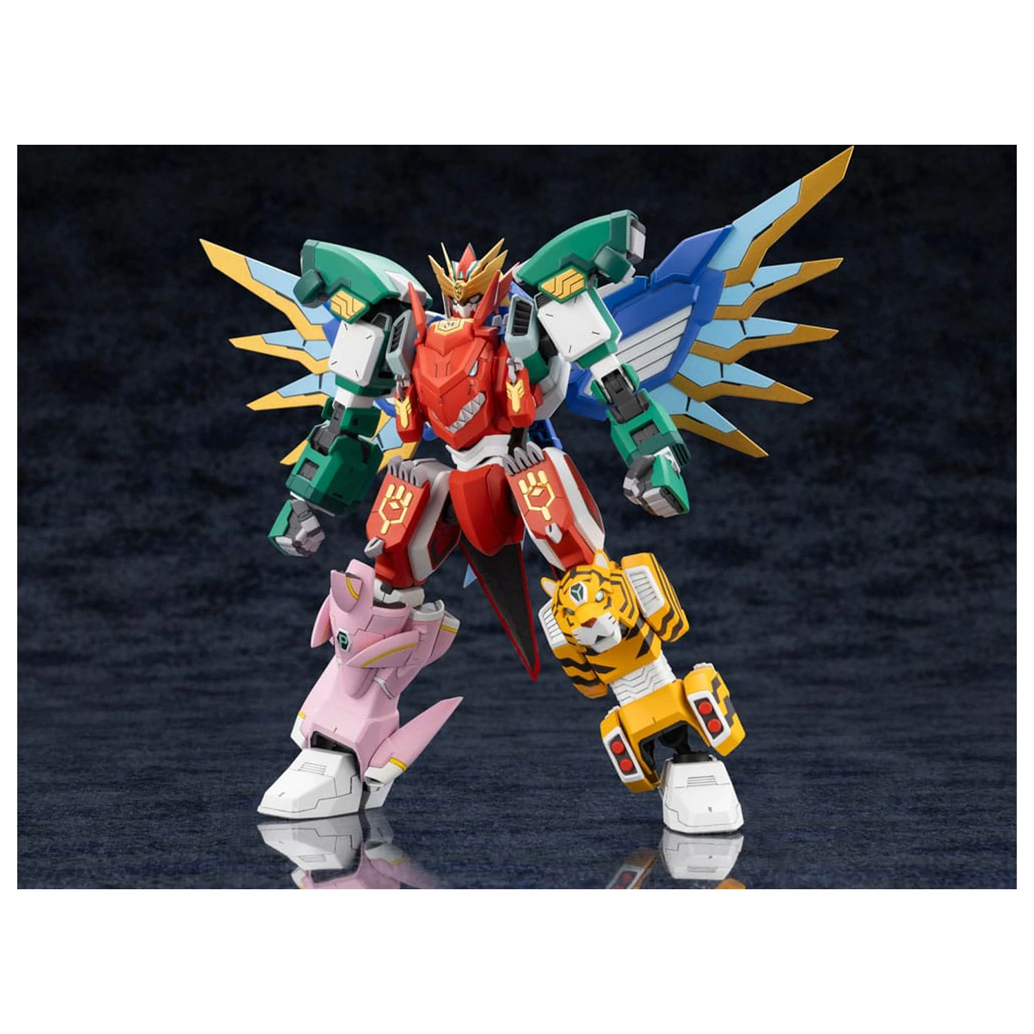 The Red Ranger Becomes an Adventurer in Another World Plastic Model Kit Maximum Kizuna Kaiser 17 cm poza produsului