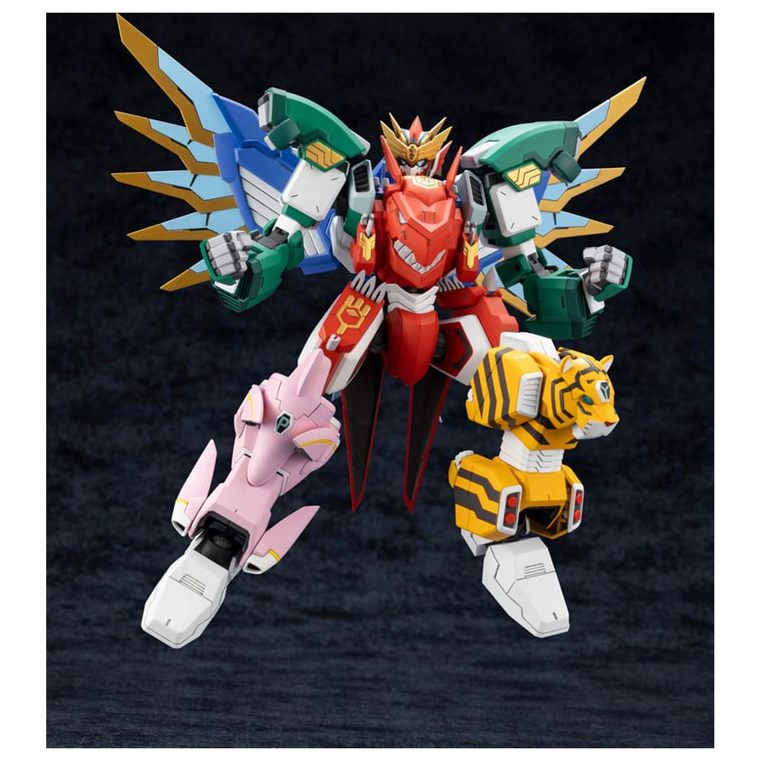 The Red Ranger Becomes an Adventurer in Another World Plastic Model Kit Maximum Kizuna Kaiser 17 cm poza produsului