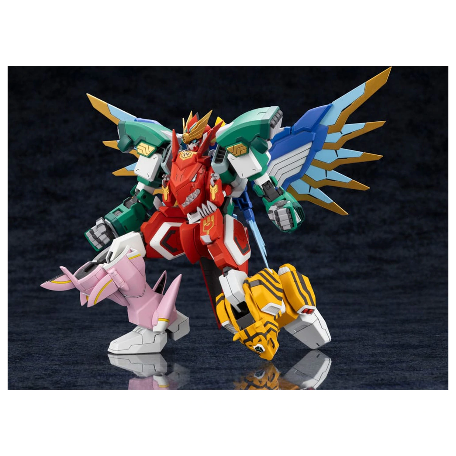 The Red Ranger Becomes an Adventurer in Another World Plastic Model Kit Maximum Kizuna Kaiser 17 cm poza produsului