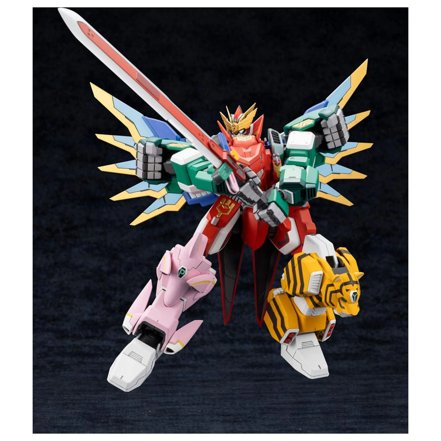 The Red Ranger Becomes an Adventurer in Another World Plastic Model Kit Maximum Kizuna Kaiser 17 cm poza produsului
