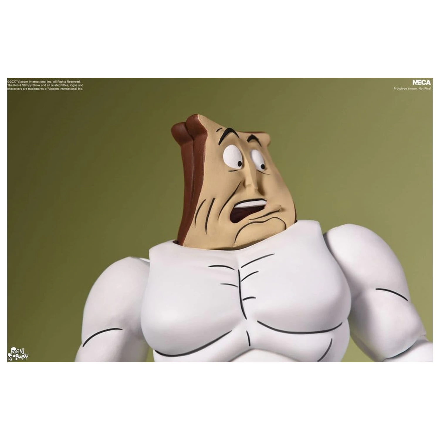 Figurina The Ren & Stimpy Show Action Figure Ultimate Powdered Toast Man 18 cm poza produsului