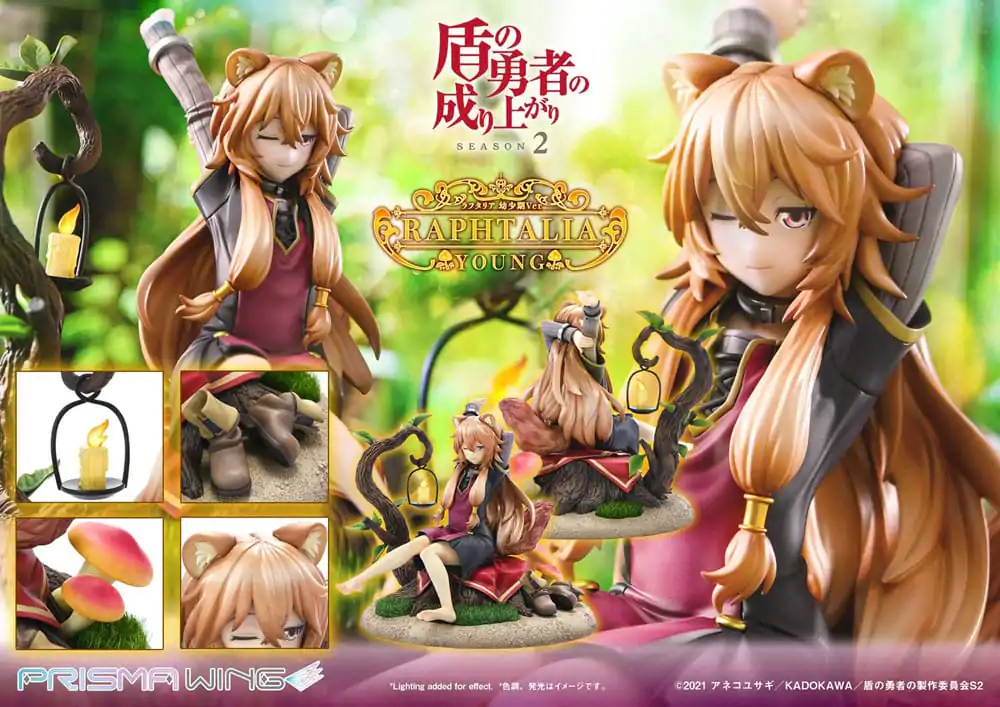 The Rising of the shield Hero Season 2 Prisma Wing Statuie PVC 1/7 Raphtalia Young Version 15 cm poza produsului