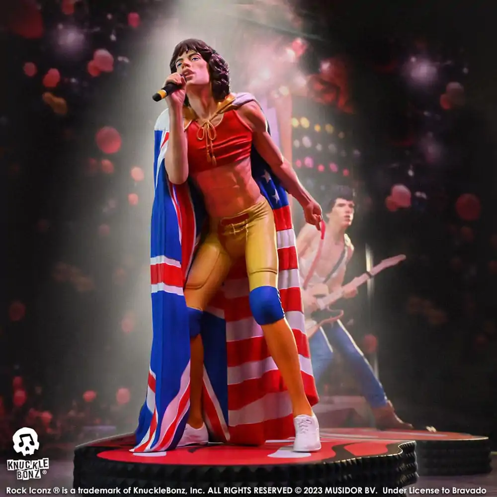 Statuie Rock Iconz The Rolling Stones Mick Jagger (Tattoo You Tour 1981) 22 cm poza produsului