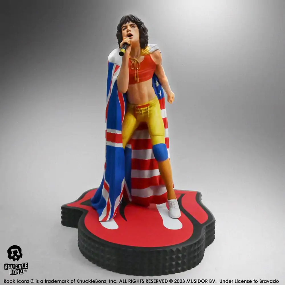 Statuie Rock Iconz The Rolling Stones Mick Jagger (Tattoo You Tour 1981) 22 cm poza produsului