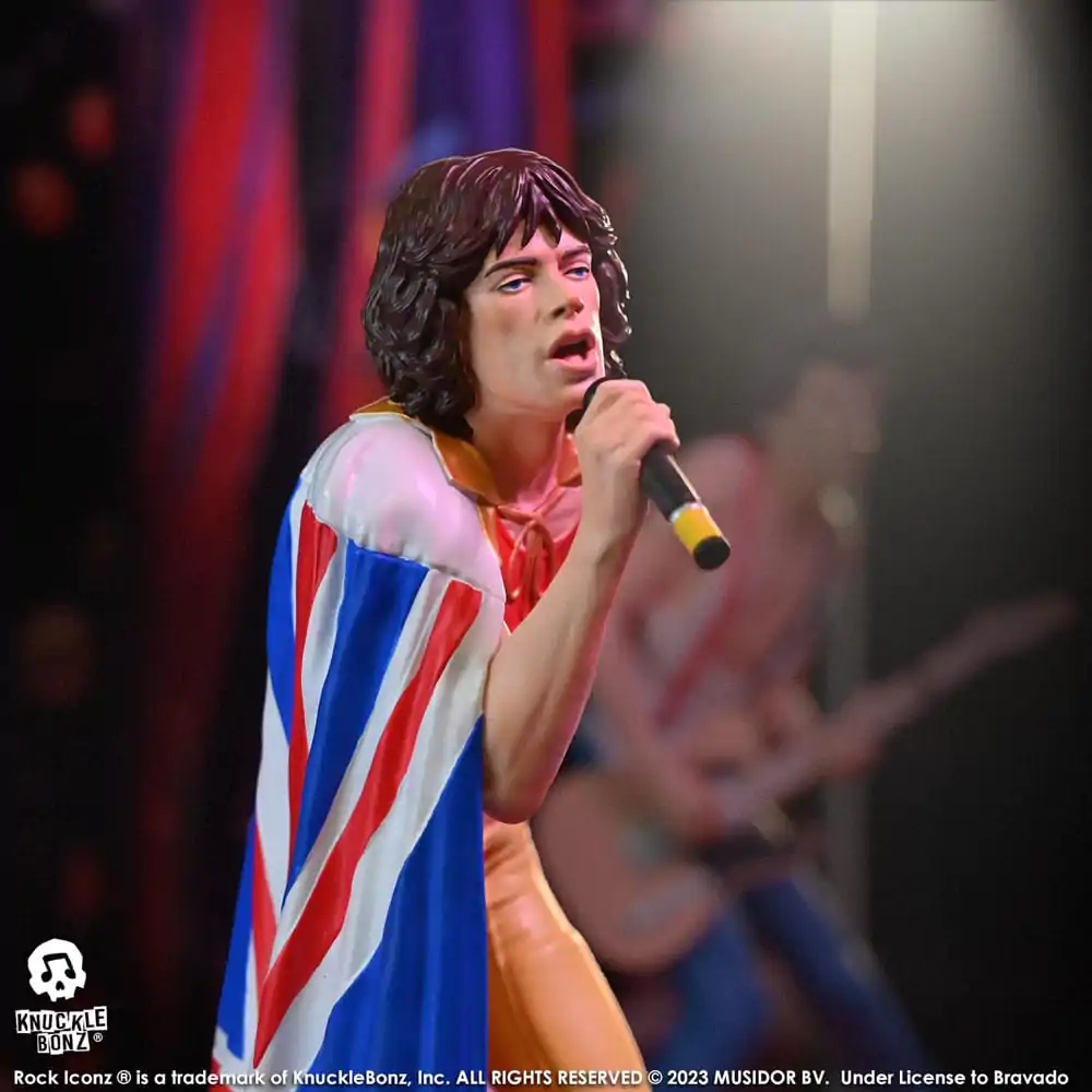 Statuie Rock Iconz The Rolling Stones Mick Jagger (Tattoo You Tour 1981) 22 cm poza produsului