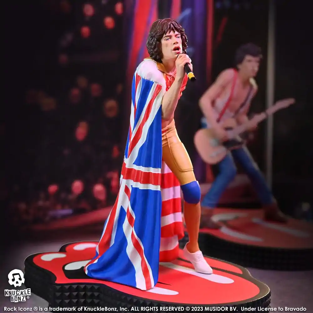 Statuie Rock Iconz The Rolling Stones Mick Jagger (Tattoo You Tour 1981) 22 cm poza produsului