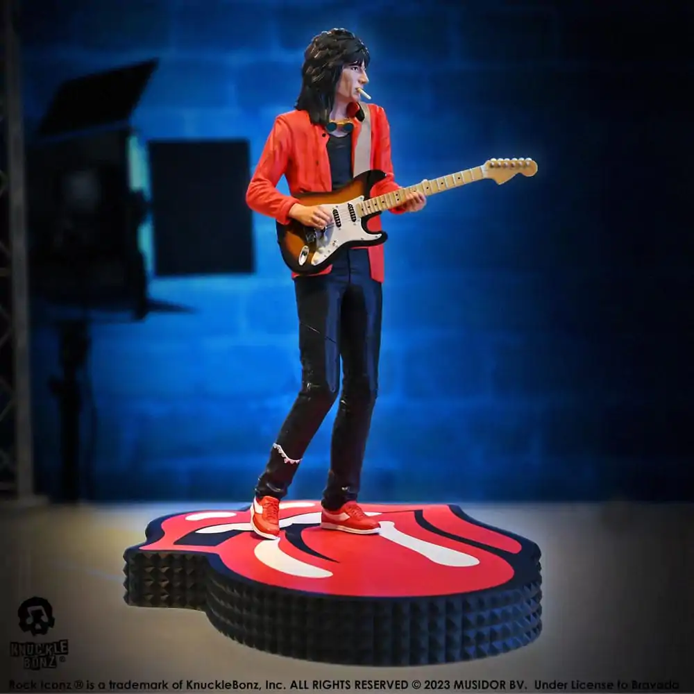 Statuie Rock Iconz The Rolling Stones Ronnie Wood (Tattoo You Tour 1981) 22 cm poza produsului