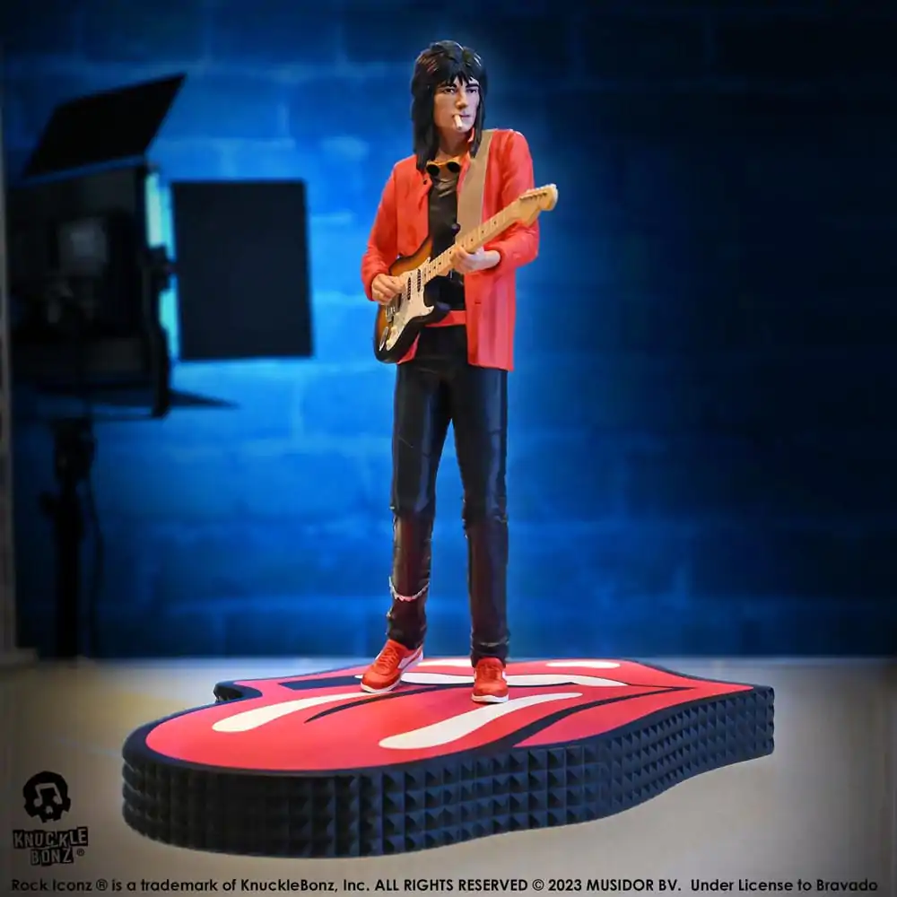 Statuie Rock Iconz The Rolling Stones Ronnie Wood (Tattoo You Tour 1981) 22 cm poza produsului