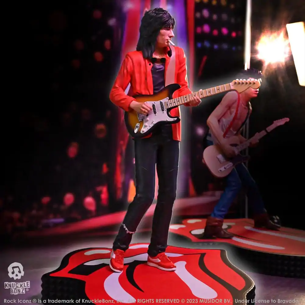 Statuie Rock Iconz The Rolling Stones Ronnie Wood (Tattoo You Tour 1981) 22 cm poza produsului