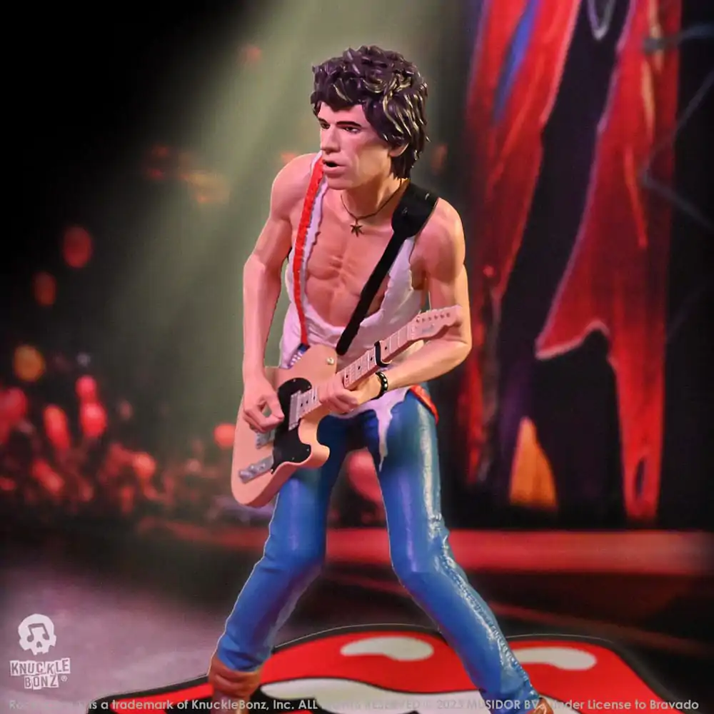 Statuie Rock Iconz The Rolling Stones Keith Richards (Tattoo You Tour 1981) 22 cm poza produsului