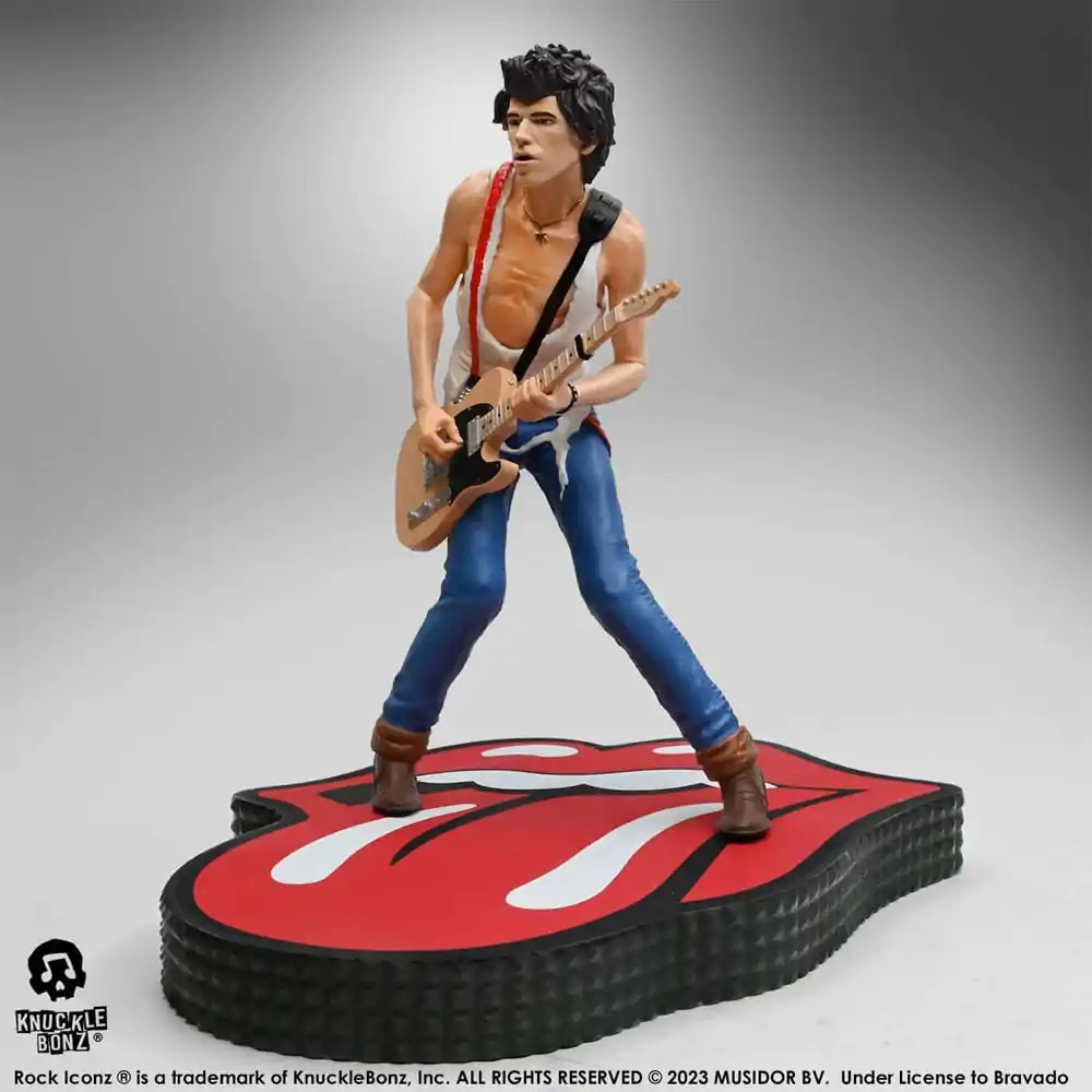 Statuie Rock Iconz The Rolling Stones Keith Richards (Tattoo You Tour 1981) 22 cm poza produsului