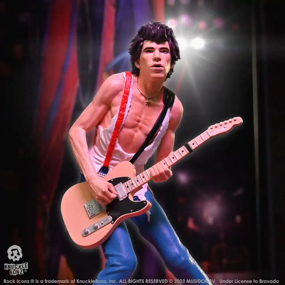 Statuie Rock Iconz The Rolling Stones Keith Richards (Tattoo You Tour 1981) 22 cm poza produsului