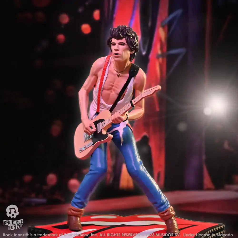 Statuie Rock Iconz The Rolling Stones Keith Richards (Tattoo You Tour 1981) 22 cm poza produsului