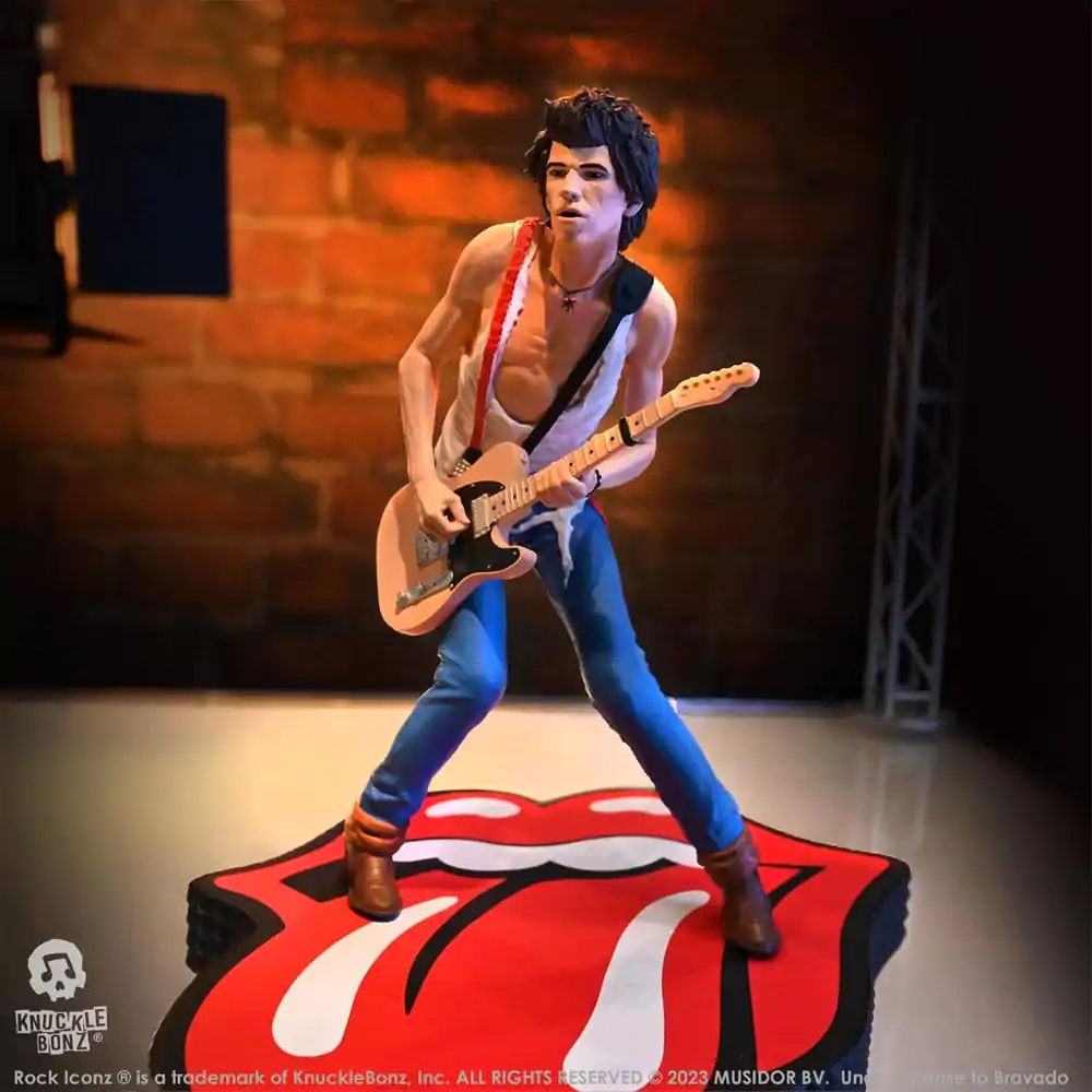 Statuie Rock Iconz The Rolling Stones Keith Richards (Tattoo You Tour 1981) 22 cm poza produsului