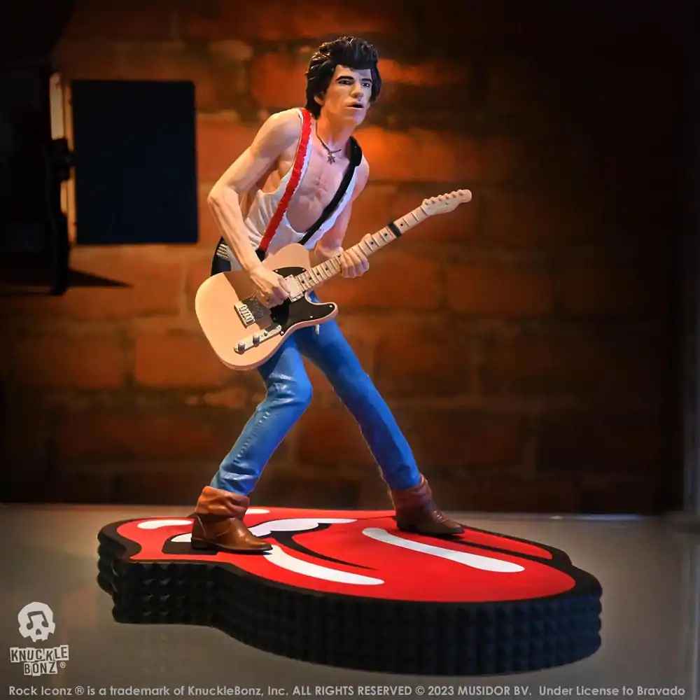 Statuie Rock Iconz The Rolling Stones Keith Richards (Tattoo You Tour 1981) 22 cm poza produsului