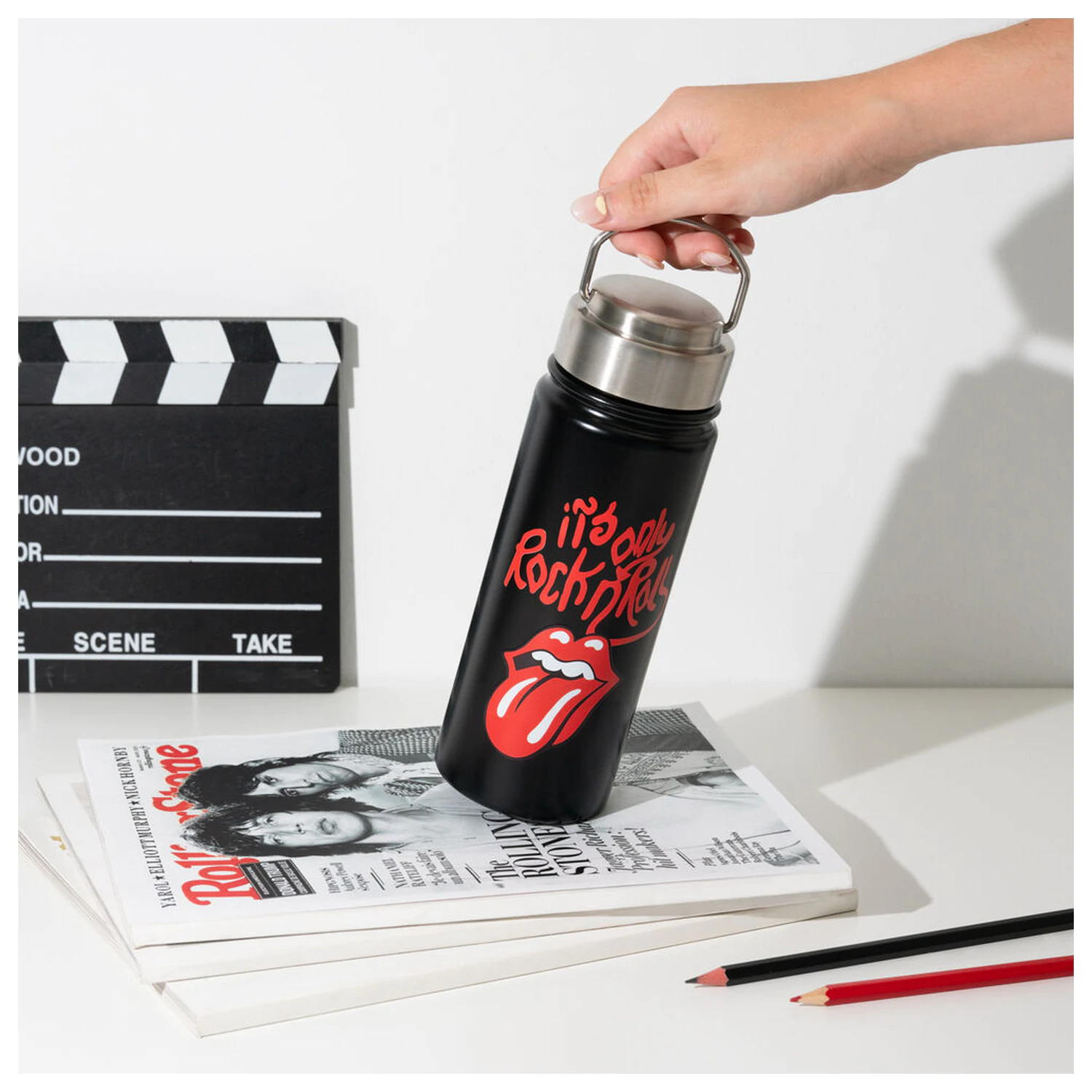 The Rolling Stones Sticla din otel inoxidabil 500ml poza produsului