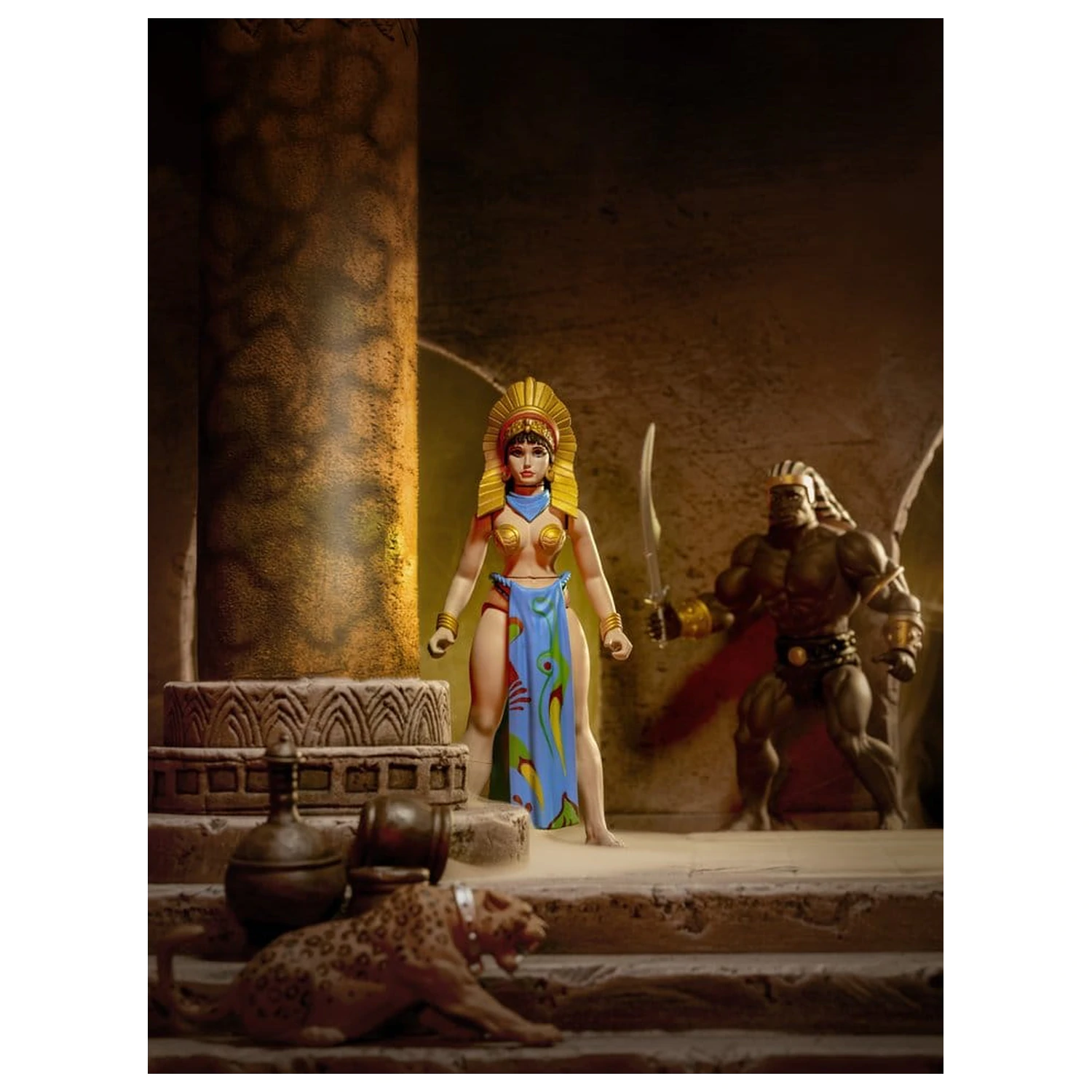 Set de figurine de acțiune The Savage World of Frazetta Egyptian Queen & The Guard (Museum Edition) 14 cm poza produsului
