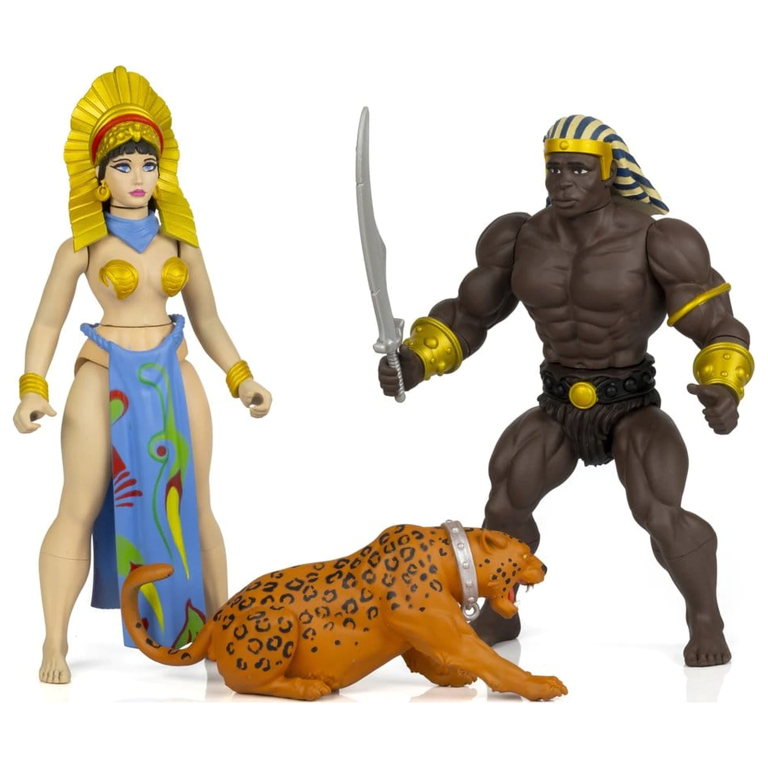 Set de figurine de acțiune The Savage World of Frazetta Egyptian Queen & The Guard (Museum Edition) 14 cm poza produsului